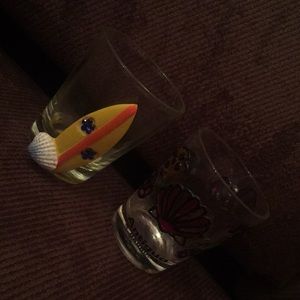 Beach shot glasses